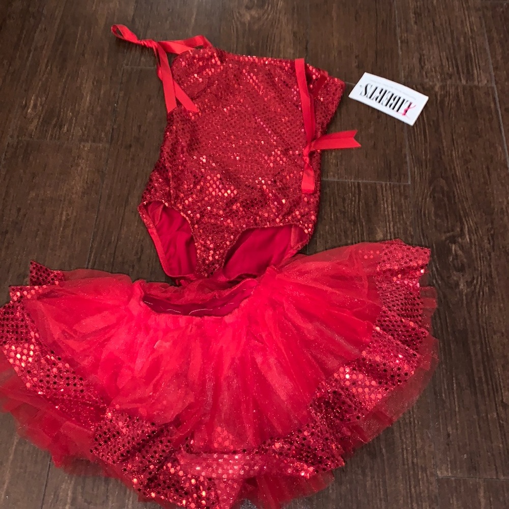 Girls liberty leotard and tutu